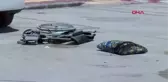 ADANA Park halindeki otomobilde bırakılan engelli genç yangında yaralandı