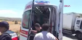 TEKİRDAĞ KAMYONLAR KAFA KAFAYA ÇARPIŞTI 2 YARALI