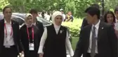 Lider eşleri Japonya'da buluştu