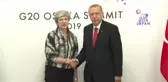 Cumhurbaşkanı Erdoğan, İngiltere Başbakanı May ile görüştü