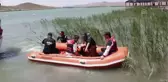 Sivas Valisi Ayhan, Tödürge Gölü'nde botla gezdi