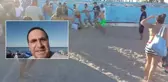 Eşini dövdüğü iddia edilen kocaya sahilde meydan dayağı