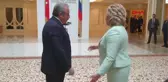 DHA DIŞ - Şentop, Rusya Federasyon Konseyi Başkanı Matviyenko'yu ziyaret etti