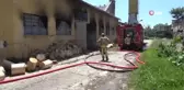 Kartal'da izolasyon malzemesi üreten atölyede yangın