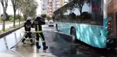 OTOBÜS ŞOFÖRÜNÜN DİKKATİ OLASI FACİAYI ÖNLEDİ