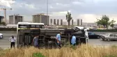 Ankara'da işçi servisi kaza yaptı: 14 yaralı