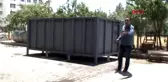 ADIYAMAN Kamyon kasasını havuza dönüştürdü