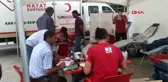 ADIYAMAN Kızılay, Çelikhan'da kan bağışı standı açtı