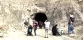 Tuz mağarasında sinema keyfi