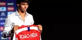 Atletico Madrid, 126 milyon euroluk transfer Joao Felix'i basına tanıttı