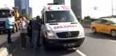 Beşiktaş'ta trafik polisine çarpan taksici göz yaşlarına hakim olamadı