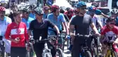 Erzurum Kongresi'nin 100. yılı için pedal çevirdiler