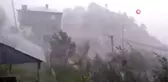 Osmaniye'de dolu yağışı kamerada