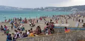 Fırtına Çeşme Plajı'nda paniğe sebep oldu