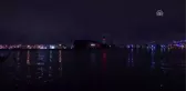 Haydarpaşa Garı'nda 15 Temmuz mapping gösterisi