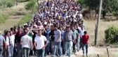 Otomobil ile cipin çarpıştığı kazada hayatını kaybeden 3 kişi cenazesi