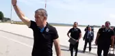 Trabzonspor'a Linz'de coşkulu karşılama