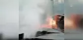 Erzurum'da yangın