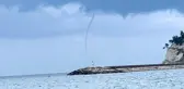 Cide sahilde hortum meydana geldi