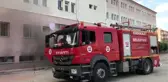 Okulun deposunda yangın çıktı