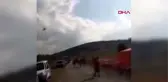 Kanyonda bacağı kırılan kadın, askeri helikopterle kurtarıldı