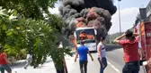 2 çocuk, 5 kişinin yanarak can verdiği otobüsten yara almadan kurtuldu