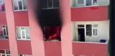 AĞRI ÇOCUKLARINI YANAN EVDEN, ALT KATTAKİ KOMŞU BALKONA ATARAK KURTARDI