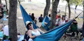 Dünyanın ilk ve tek Hamak Festivali renkli görüntülere sahne oldu