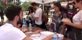 Dünyanın ilk ve tek hamak festivali renkli görüntülere sahne oldu