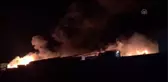 Katı atık bertaraf tesisinde yangın