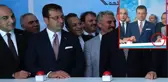 Temel atma töreninden bir ilginç görüntü daha! Ekrem İmamoğlu, o anları böyle izlemiş