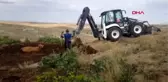 KIRŞEHİR Bataklıkta mahsur kalan inek kurtarıldı