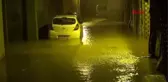 Rize'de sağanak etkili oldu