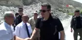 Vali Memiş, Kivi Mağarası'nda incelemelerde bulundu