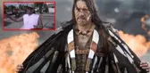 Hollywood aktörü Danny Trejo, ters dönen araçta sıkışan bebeği kurtardı