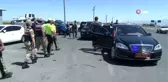 Erzurum Valisi Memiş, trafik denetleme noktalarında incelemelerde bulundu