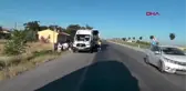 KONYA TUR OTOBÜSÜ BARİYERLERE ÇARPTI 5 YARALI