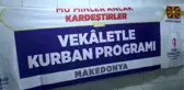 Kuzey Makedonya'da kurban bağışı