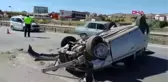 Kırıkkale'de zincirleme kaza 1 yaralı