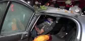 Kurtarma çalışmalarını izlerken kaza yaptı