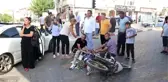 Otomobil ile motosiklet çarpıştı: 1 yaralı