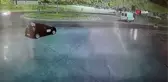 Bayburt'ta 1 kişinin öldüğü 2 kişinin de yaralandığı trafik kazası kamerada