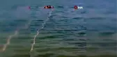 Gölde rüzgarın sürüklediği iki kişiyi köy sakinleri kurtardı