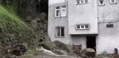Ordu'da kaya parçaları evin üzerine düştü