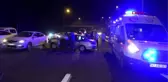 Otomobil TIR'a çarptı 2 yaralı