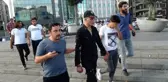 Taksim Talimhane'de meydan kavgası kamerada