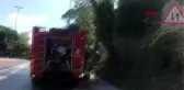 EVSİZLERİN KALDIĞI BOĞAZ MANZARALI YEŞİLLİK ALANDA YANGIN