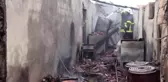 Amasya'daki yangında 5 kişilik ailenin evi kül oldu