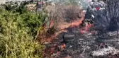 Fethiye'de makilik alanda yangın