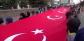 1071 metrekare Türk bayrağıyla 